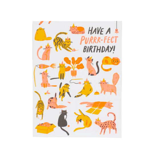 Purr-fect Birthday Card by HELLO! LUCKY