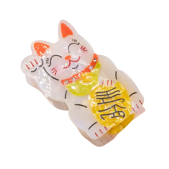 Hair Claw Lucky Cat by Bewaltz