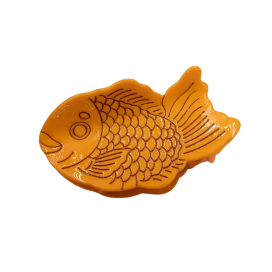 Hair Claw Orange Fish by Bewaltz