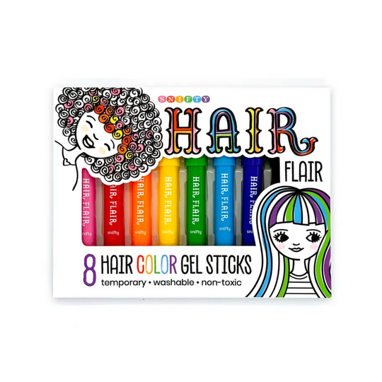 Hair Flair - Hair Color Gel Sticks Set of 8 by Snifty