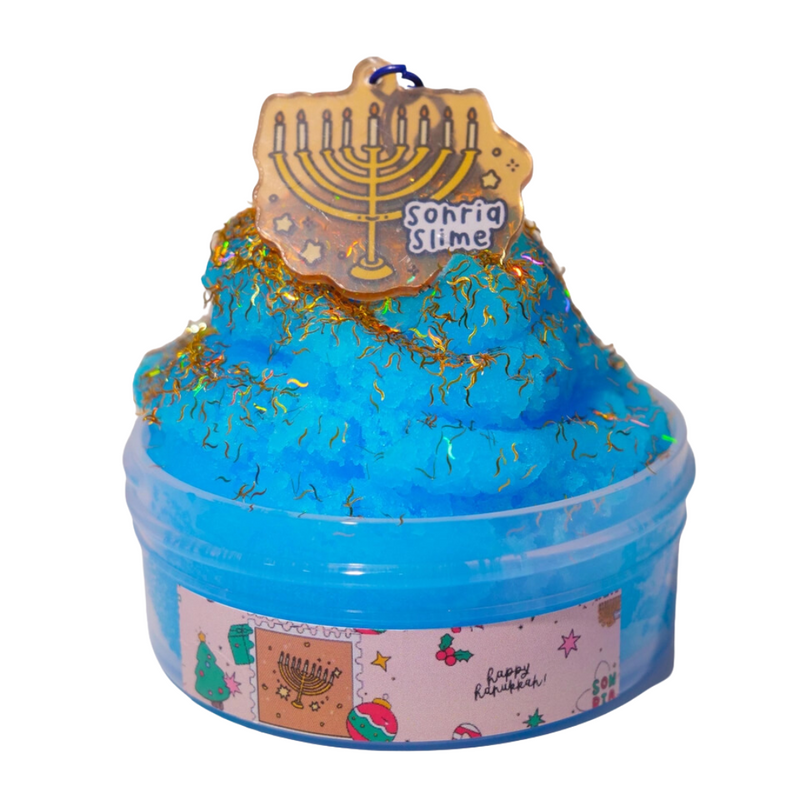 Happy Hanukkah Slime by Sonria Slime