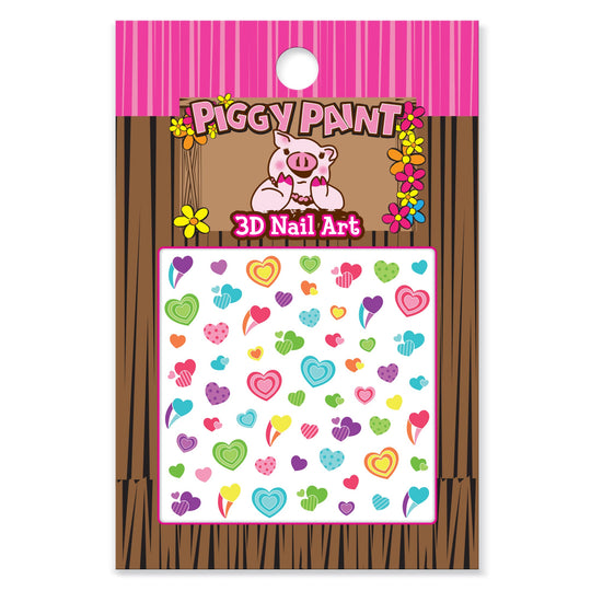 Nail Art - Hearts by Piggy Paint