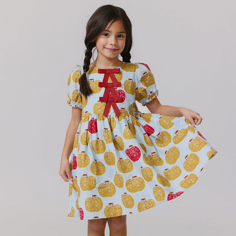Hermione Dress - Gold Apples by Pink Chicken - FINAL SALE
