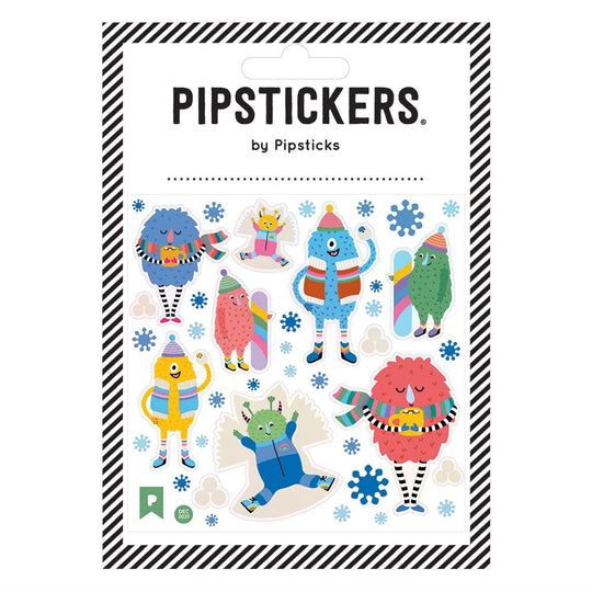 Monster Snow Day Stickers by Pipsticks
