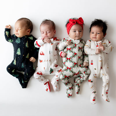 Zippered Footie - Twinkle Tree by Kyte Baby