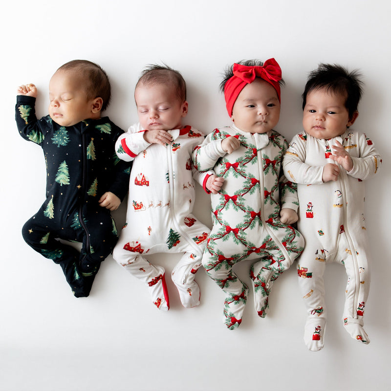 Zippered Footie - Twinkle Tree by Kyte Baby