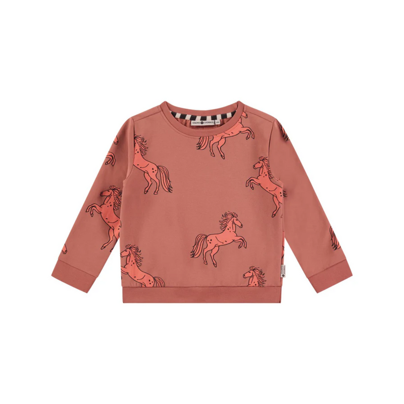 Horse Print Sweatshirt - Canyon by Babyface