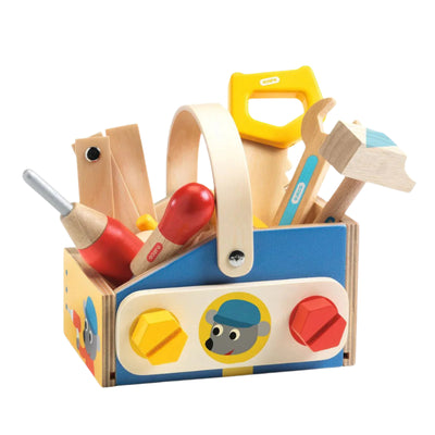 Minibrico Wooden Toolbox Set by Djeco