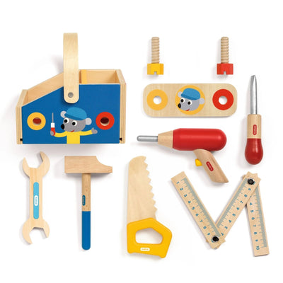 Minibrico Wooden Toolbox Set by Djeco