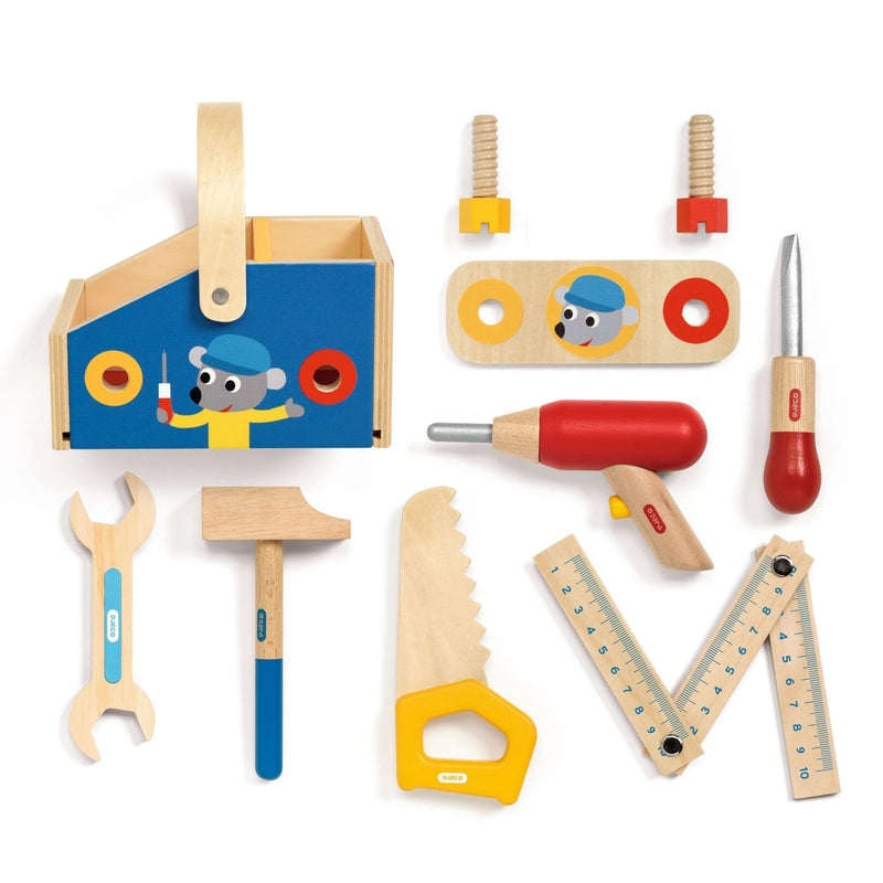 Minibrico Wooden Toolbox Set by Djeco