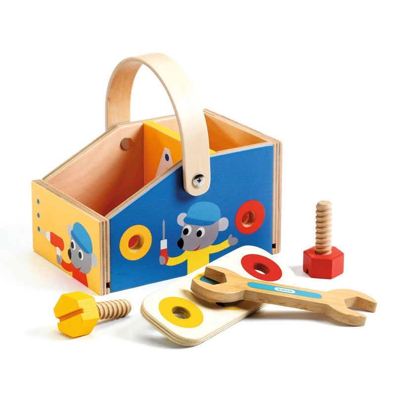Minibrico Wooden Toolbox Set by Djeco