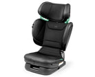 A black Graco convertible car seat with mint green accents on the headrest and side harness clips, shown on a solid white background.