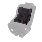 A black infant insert for a car seat, designed to fit in Clek Foonf or Fllo child car seats.