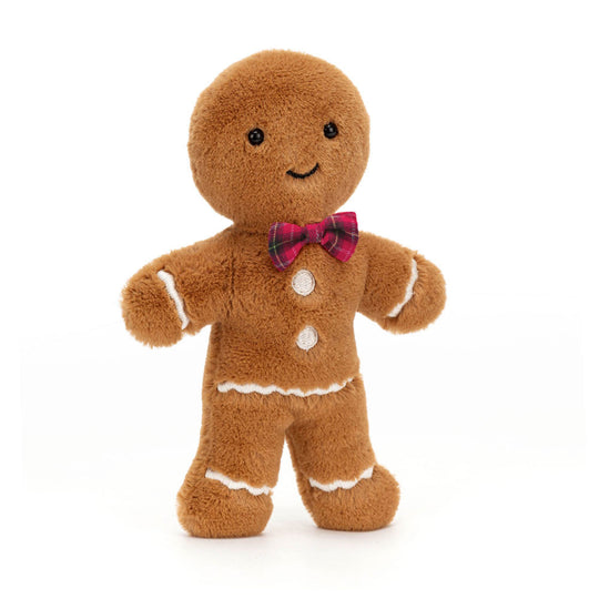 Jolly Gingerbread Fred with Bowtie - Original by Jellycat