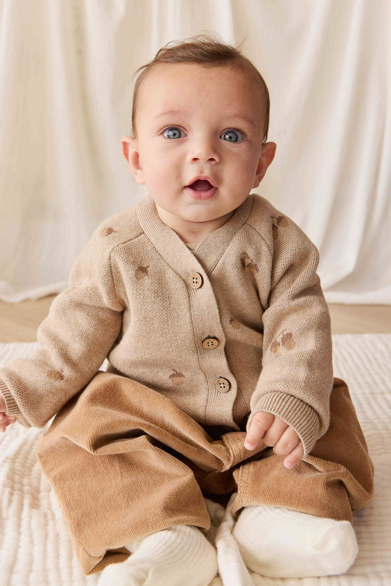 Easton Cardigan - Forest Acorns Cashew Marle by Jamie Kay - FINAL SALE