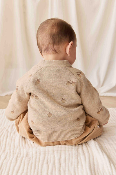 Easton Cardigan - Forest Acorns Cashew Marle by Jamie Kay - FINAL SALE