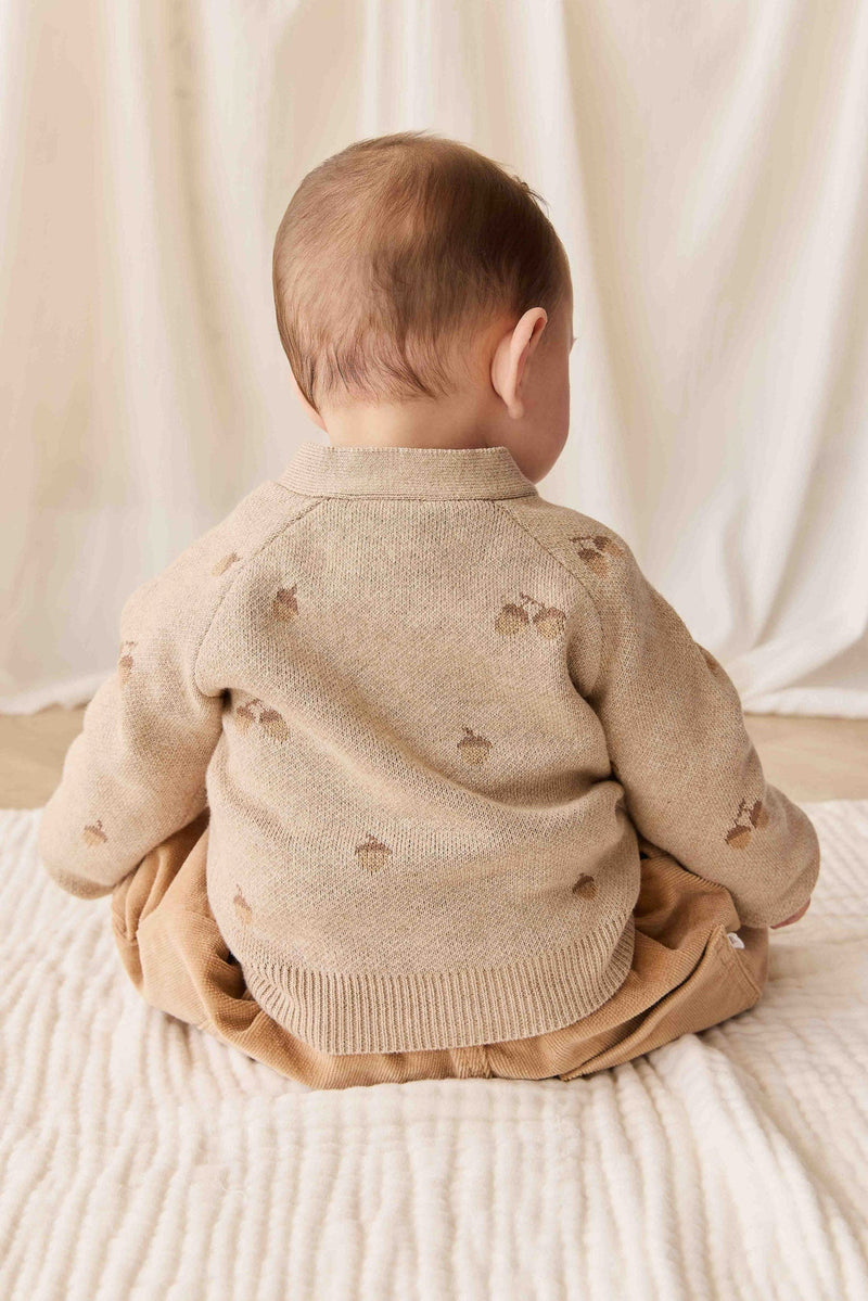 Easton Cardigan - Forest Acorns Cashew Marle by Jamie Kay - FINAL SALE
