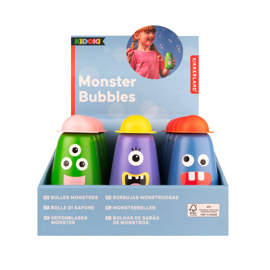 Kidoki Monster Bubbles (1 Unit Assorted) by Kikkerland