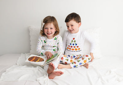 Organic Kids Long Sleeve Pajama Set - The Very Hungry Caterpillar/Still Hungry by Loved Baby