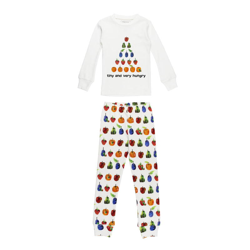 Organic Kids Long Sleeve Pajama Set - The Very Hungry Caterpillar/Still Hungry by Loved Baby
