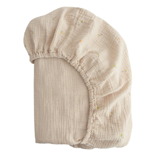 Extra Soft Muslin Crib Sheet - Kites by Mushie & Co