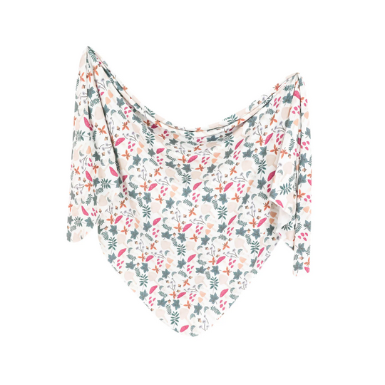 Knit Swaddle Blanket - Ivy by Copper Pearl