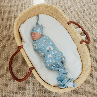 Knit Swaddle Blanket - Bridger by Copper Pearl