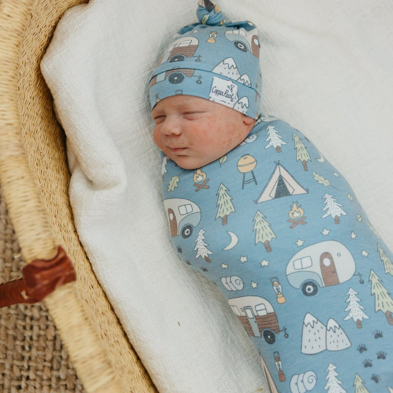 Knit Swaddle Blanket - Bridger by Copper Pearl