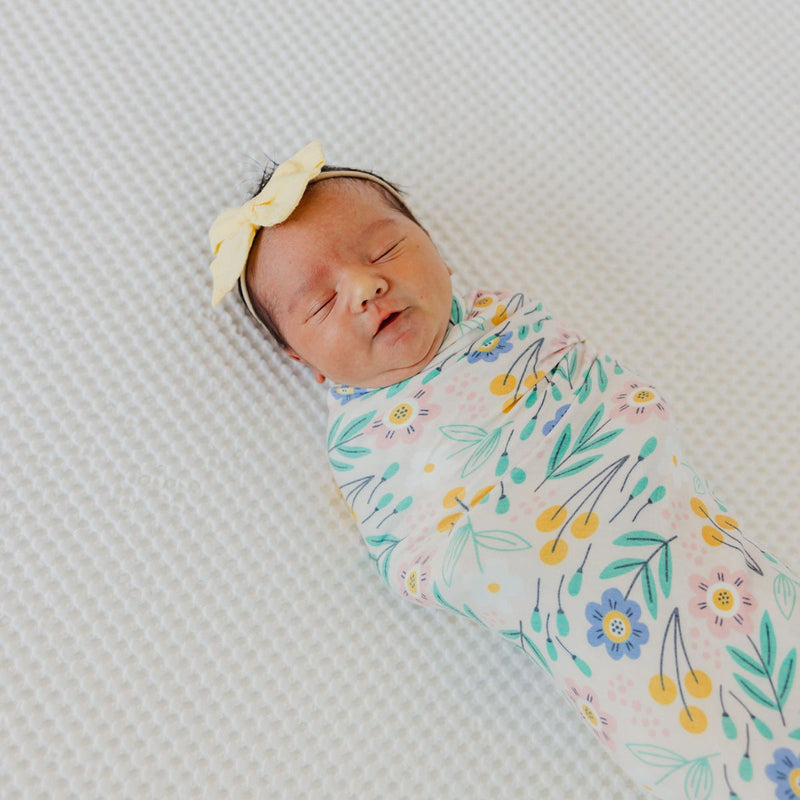 Knit Swaddle Blanket - Clara by Copper Pearl