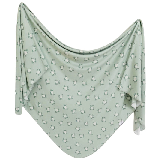 Knit Swaddle Blanket - Wade by Copper Pearl