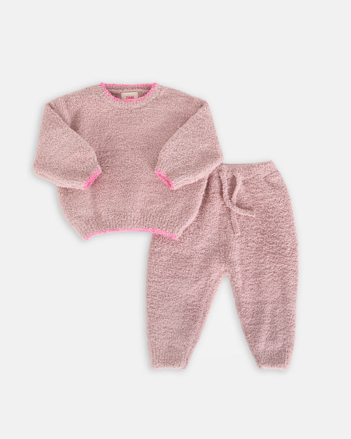 Boxy Lounge Pants - Fuzzy by 7AM Enfant
