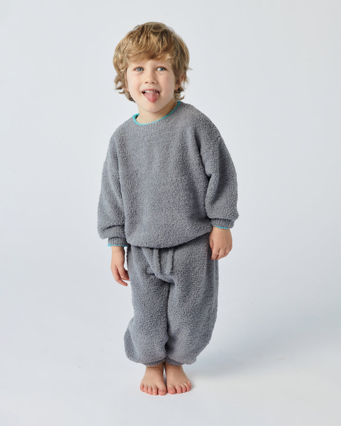 Boxy Lounge Pants - Fuzzy by 7AM Enfant