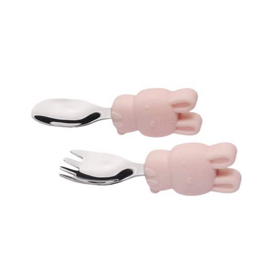 Learning Spoon & Fork - Bunny by Loulou Lollipop