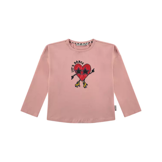 Let's Dance Long Sleeve Tee - Powder by Babyface - FINAL SALE