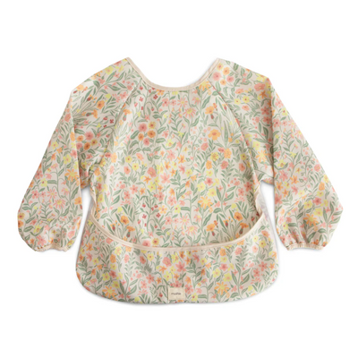 Long Sleeve Bib - Pastel Blooms by Mushie