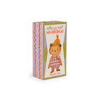Box with a bear illustration and 'Les Minouchkas' text on a white background