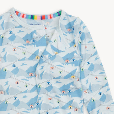 Blue Apres Chic Modal Magnetic Footie by Magnetic Me