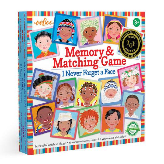 I Never Forget A Face Memory Game by Eeboo