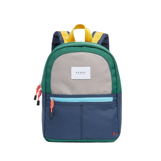 Kane Kids Mini Travel Backpack - Green/Navy by State Bags