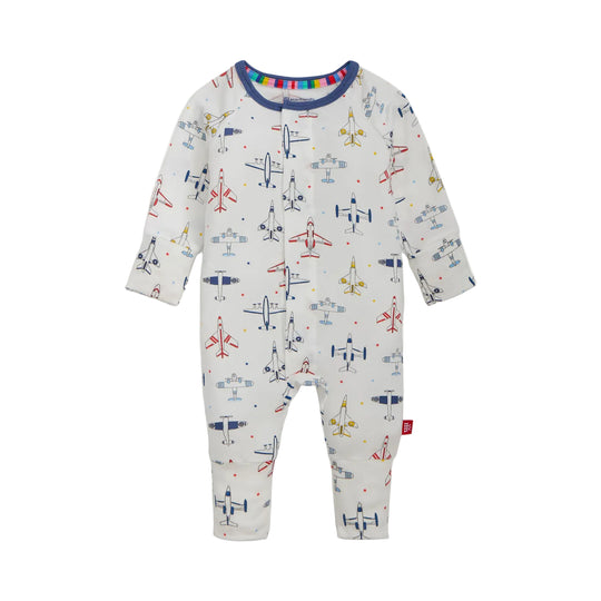 Just Plane Fun Modal Magnetic Coverall by Magnetic Me