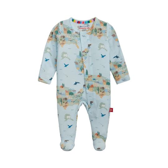 America The Beautiful Modal Magnetic Footie by Magnetic Me