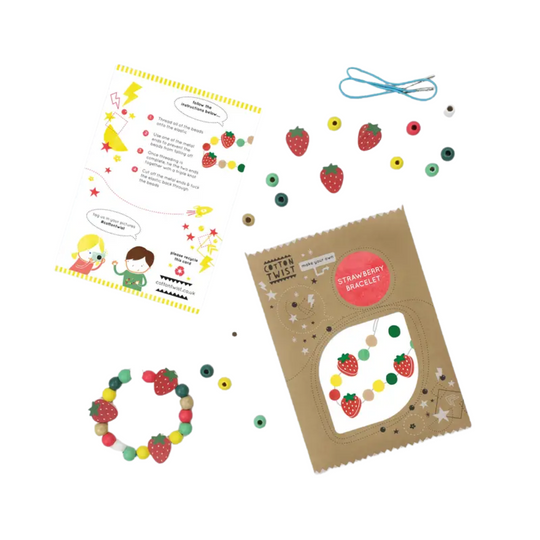 Make Your Own Strawberry Bracelet Kit by Cotton Twist