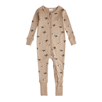 Convertible Sleeper - Mallard Print on Sand by Petit Lem