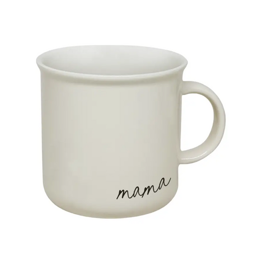 Mama 11oz Campfire Mug - White/Black by Sweet Water Decor