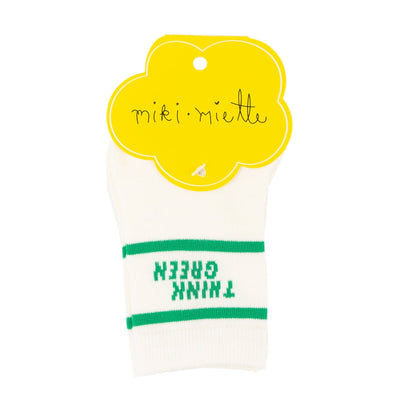 Ankle Socks - Think Green by Miki Miette