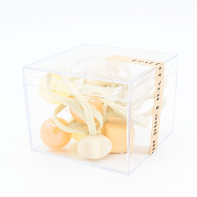 Hair Elastics 10 Piece Box Set - Yellow by Miki Miette