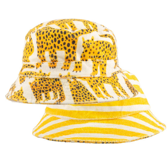 Reversible Bucket Hat - Cheetah by Miki Miette