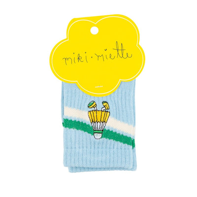 Badminton Retro Socks by Miki Miette