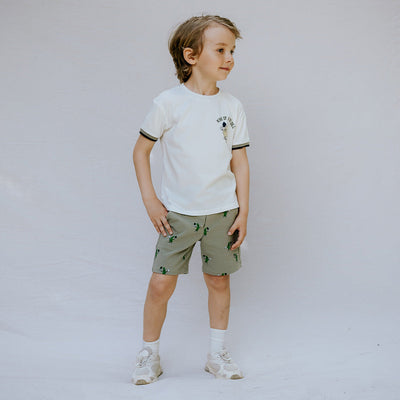 Pickleball Print on Sage Shorts by miles the label.