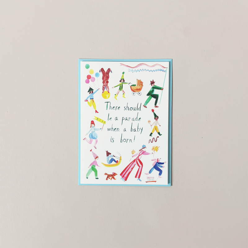 Baby Parade Card by Mr. Boddington&